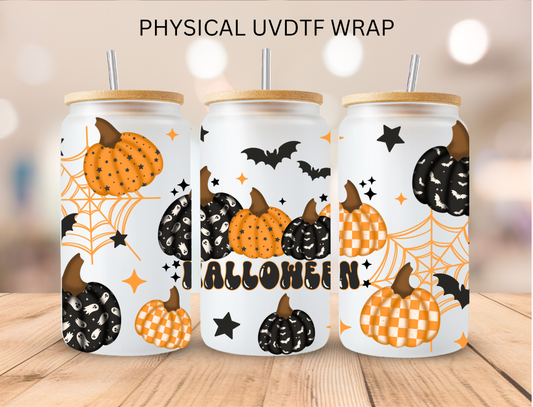 Halloween Pumpkins - 16 oz / 20 oz Libby UV DTF Wrap
