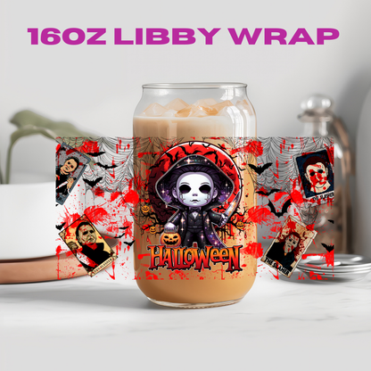 Halloween Horror Blood Splatter Collection - 16 oz / 20 oz Libby UV DTF Wrap