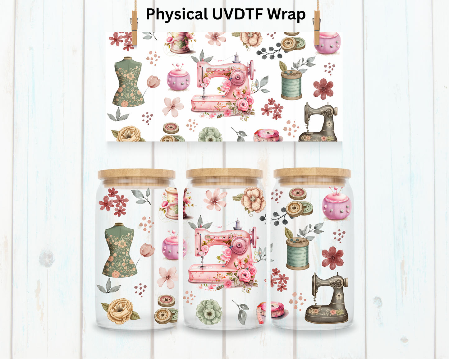 Sewing Essentials - 16 oz / 20 oz Libby UV DTF