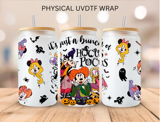Halloween Mouse Pocus - 16 oz / 20 oz Libby UV DTF Wrap