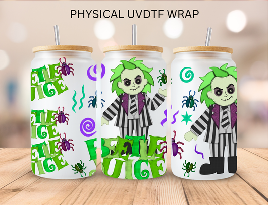 Beetle Juice - 16 oz / 20 oz Libby UV DTF Wrap