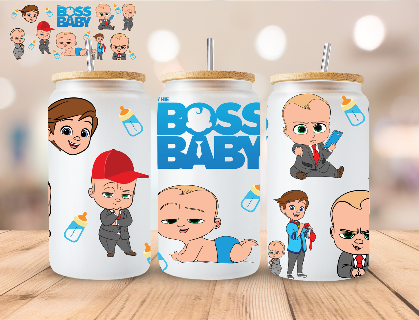 Sassy Baby - 16 oz / 20 oz Libby UV DTF Wrap