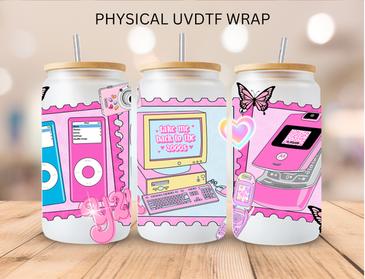 Y2K Stamp Collection - 16 oz / 20 oz Libby UV DTF Wrap