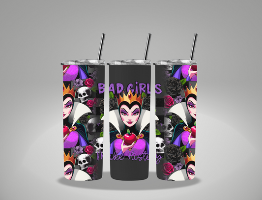 Bad Girls Collection Evil Queen Villain - 20oz Skinny Tumbler Wrap CSTAGE EXCLUSIVE