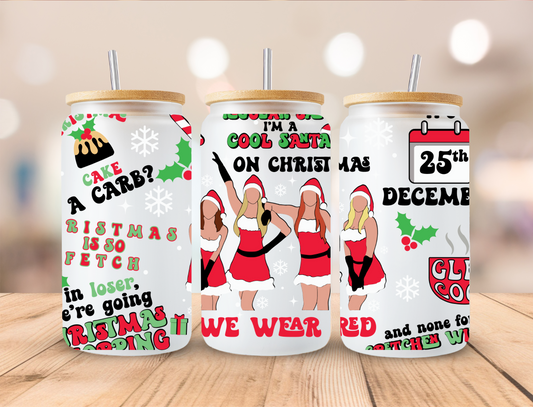 Mean Girls Christmas - 16oz Libby UV DTF Wrap RTS