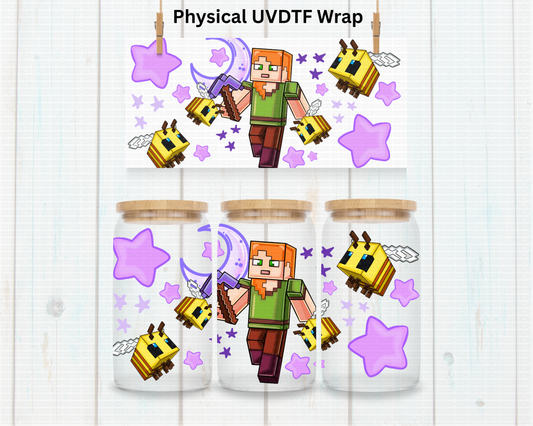 Mine Girl (Purple) - 16 oz / 20 oz Libby UV DTF