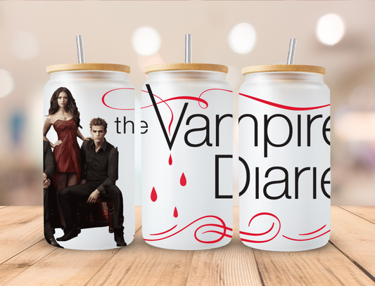 Vampire Diaries - 16 oz / 20 oz Libby UV DTF Wrap