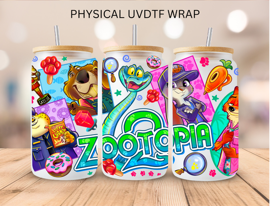 Zoo Topia - 16 oz / 20 oz Libby UV DTF