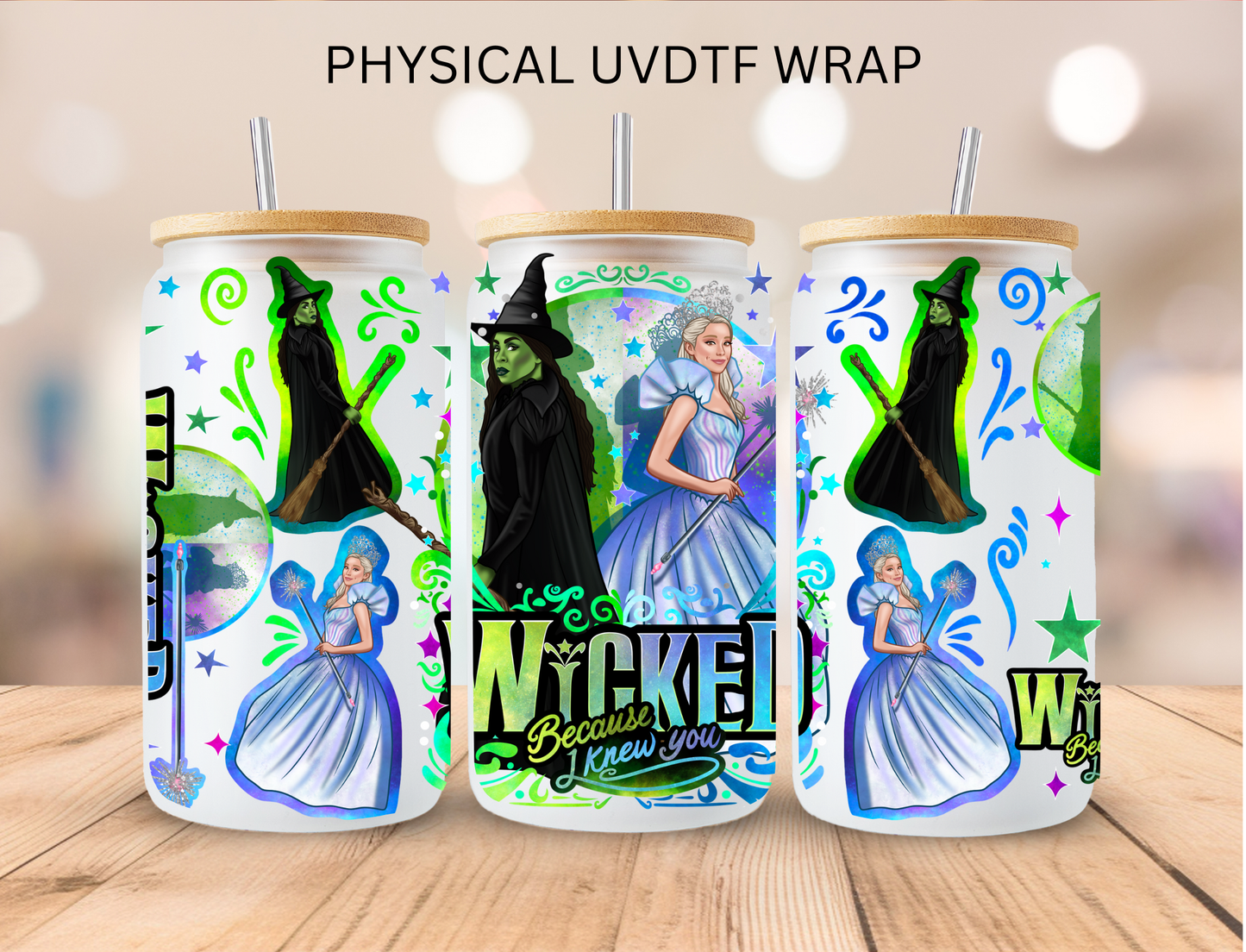 Wicked - 16 oz / 20 oz Libby UV DTF Wrap