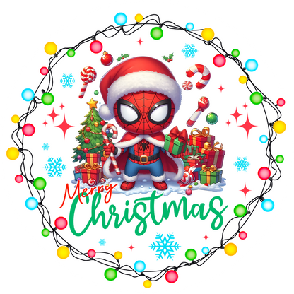 Cartoon Heros Christmas Ornament Bundle 2.8 Inch - Ornament UVDTF Decal