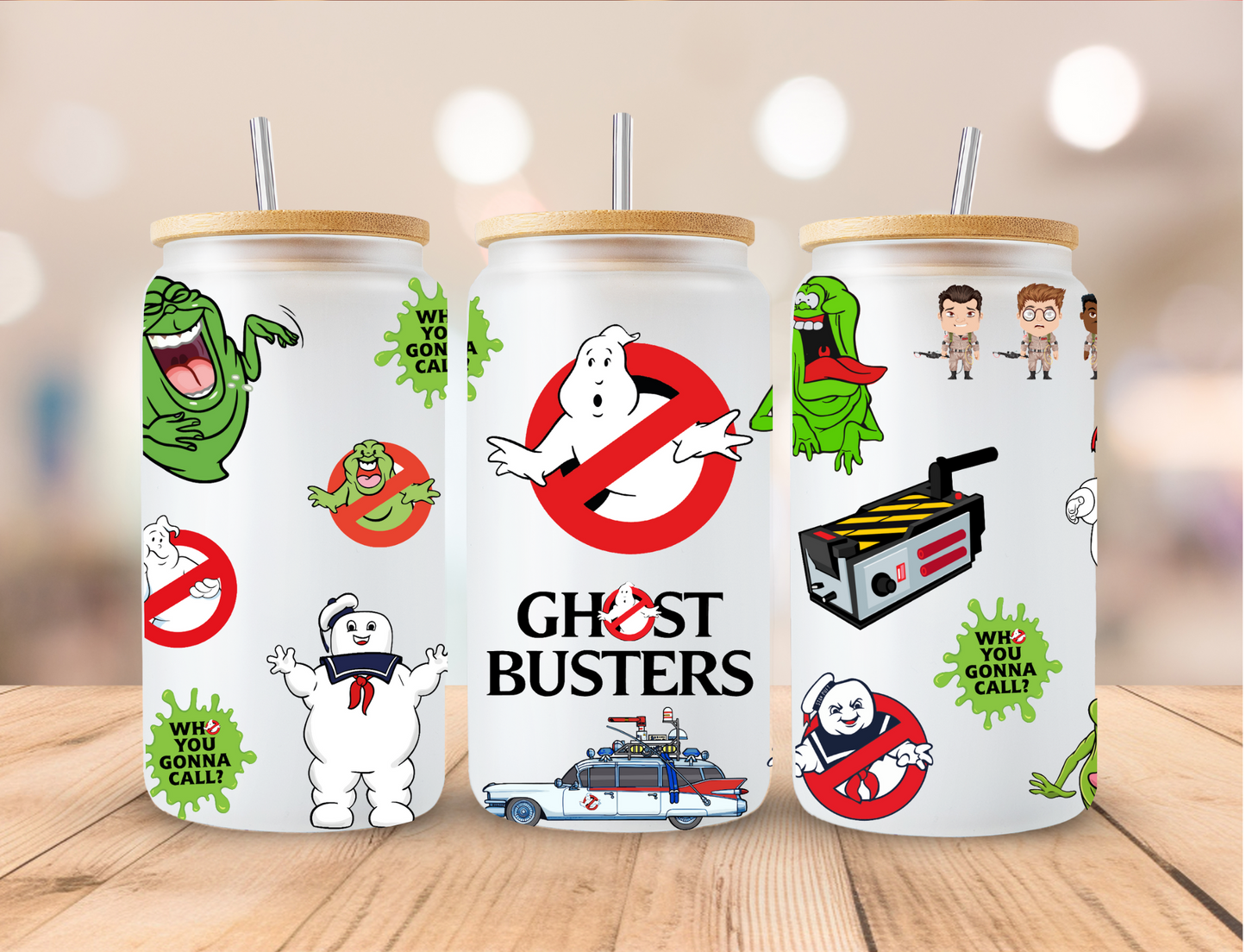 Ghostbusters - 16 oz / 20 oz Libby UV DTF Wrap