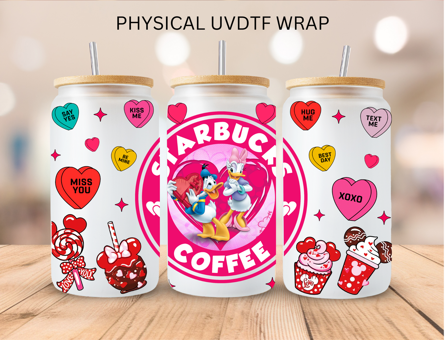 Valentines Duck Couple - 16 oz / 20 oz Libby UV DTF