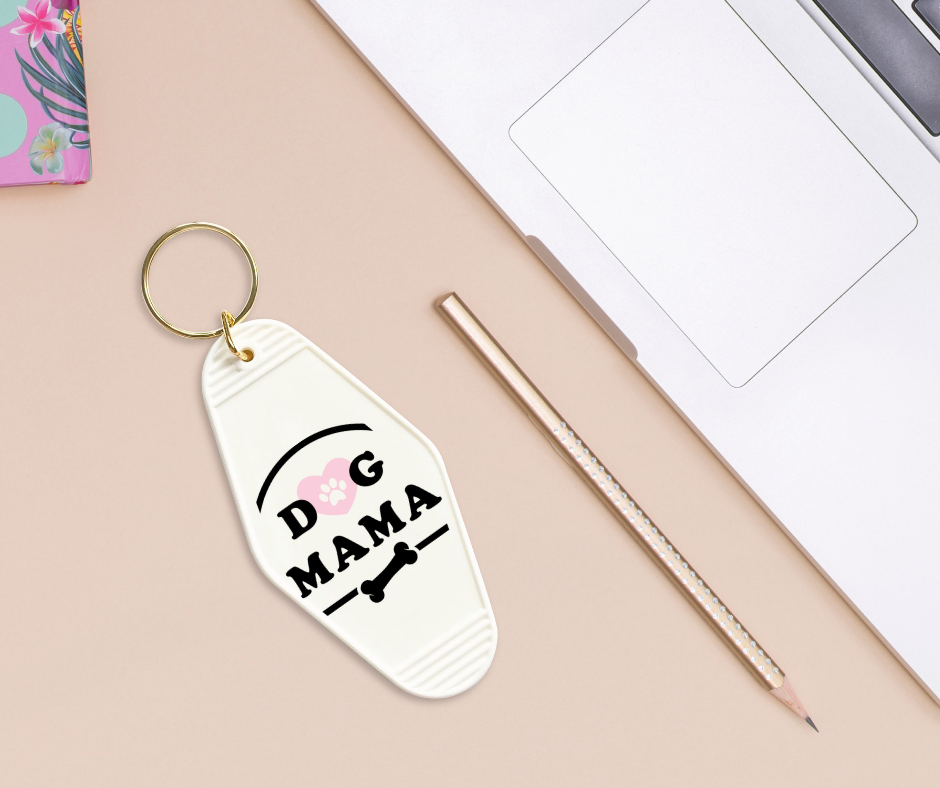 Dog Mama - UVDTF Motel Keychain Set Of 6 RTS