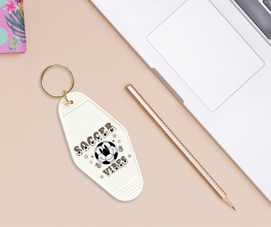 Soccer Vibes - UVDTF Motel Keychain Set Of 6