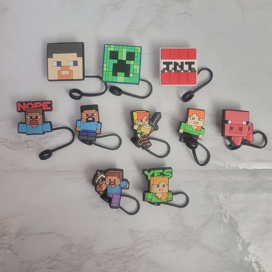 Minecraft - Silicone Straw Toppers 8 mm