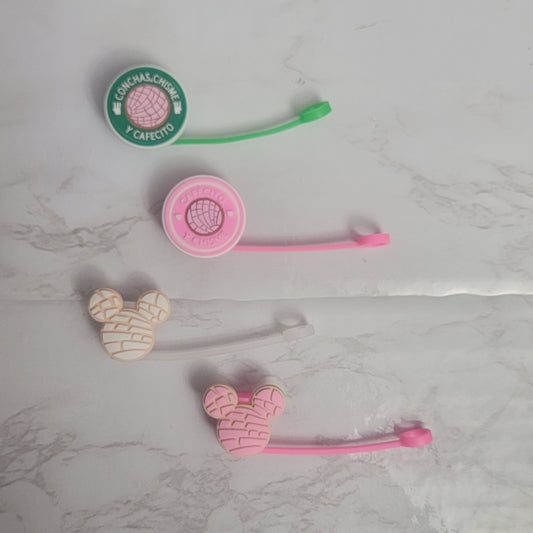 Concha - Silicone Straw Toppers 8 mm