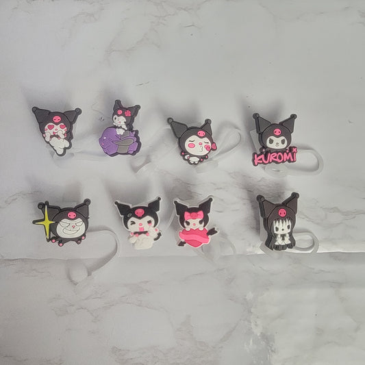 Kuromi - Silicone Straw Toppers 10 mm