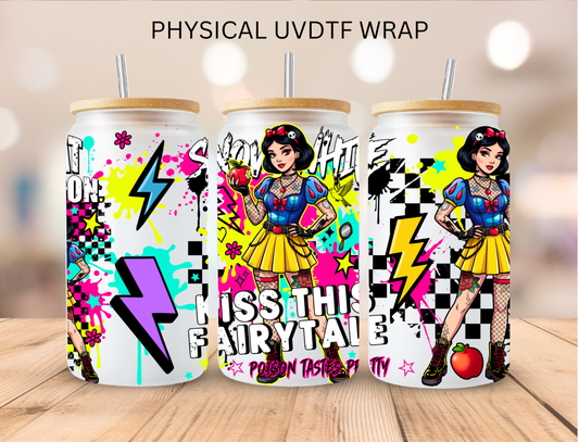 Apple Retro Princess - 16 oz / 20 oz Libby UV DTF Wrap