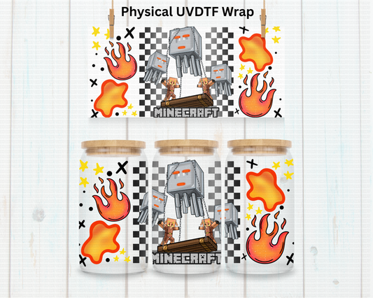 Mine Fire Ghost - 16 oz / 20 oz Libby UV DTF