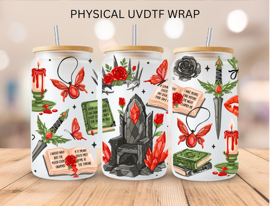Romantic Vampire Book Lover - 16 oz / 20 oz Libby UV DTF