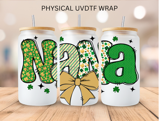 St. Patrick's Nana - 16 oz / 20 oz Libby UV DTF
