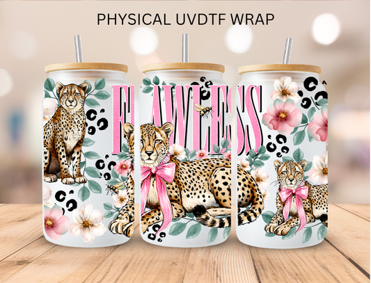 FLAWLESS Cheetah - 16 oz / 20 oz Libby UV DTF Wrap