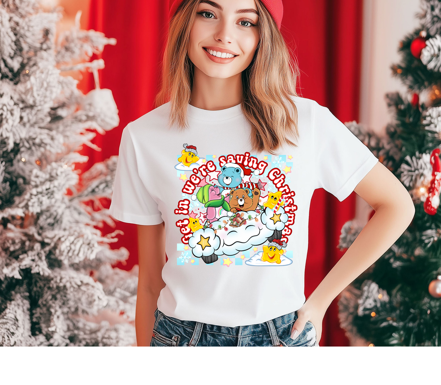 Christmas Bears  - Adult DTF Print Transfer