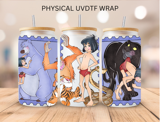 Jungle Boy Stamps Collection - 16 oz / 20 oz Libby UV DTF Wrap