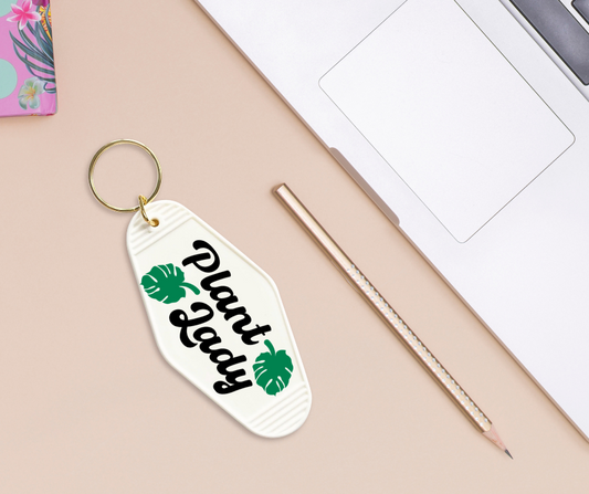 Plant Lady - UVDTF Motel Keychain Set Of 6 RTS