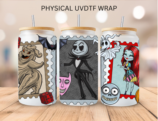 Nightmare Stamps Collection - 16 oz / 20 oz Libby UV DTF Wrap