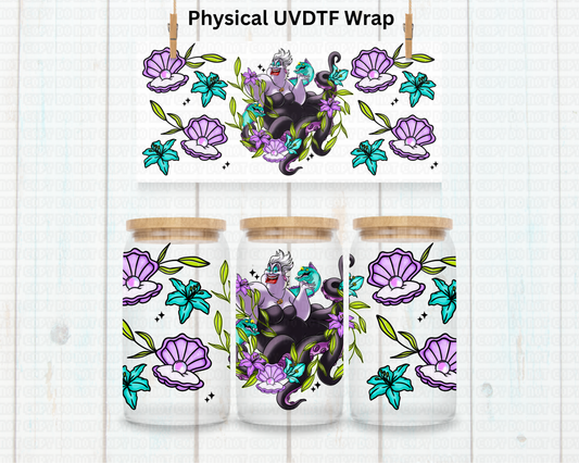 Evil Sea Witch Villain - 16 oz / 20 oz Libby UV DTF