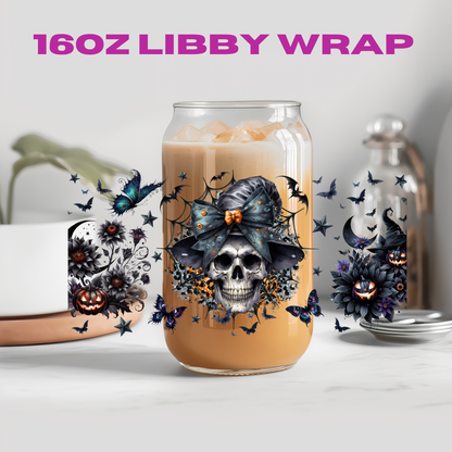 Halloween Spooky Witch Hat Collection - 16 oz / 20 oz Libby UV DTF Wrap
