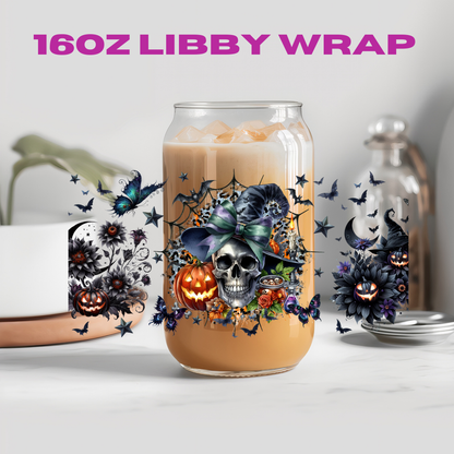 Halloween Spooky Witch Hat Collection - 16 oz / 20 oz Libby UV DTF Wrap