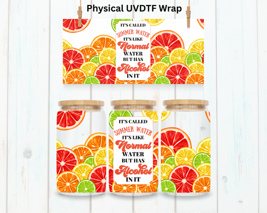 It's Called Summer Water - 16 oz / 20 oz Libby UV DTF