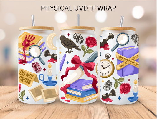 Dark Thriller Book Lover - 16 oz / 20 oz Libby UV DTF