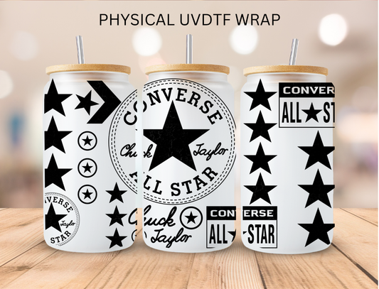 Black All Star - 16 oz / 20 oz Libby UV DTF