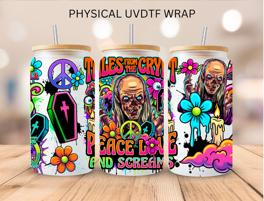 Halloween Tales From The Crypt - 16 oz / 20 oz Libby UV DTF Wrap