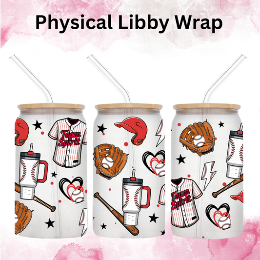 My Baseball Essentials - 16 oz / 20 oz Libby UV DTF