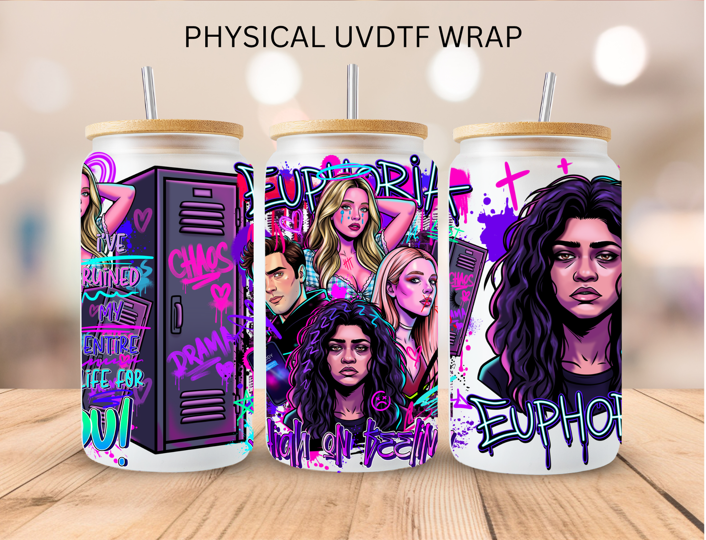 Euphoria - 16 oz / 20 oz Libby UV DTF Wrap