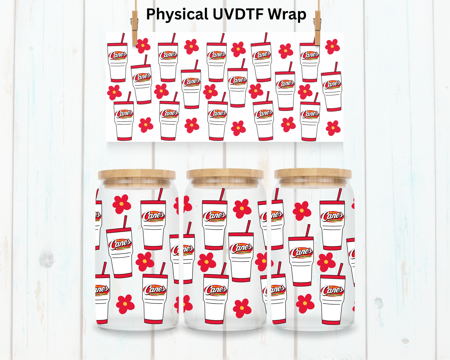 Fast Food Beverage - 16 oz / 20 oz Libby UV DTF