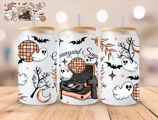 Halloween Graveyard Smash - 16 oz / 20 oz Libby UV DTF Wrap