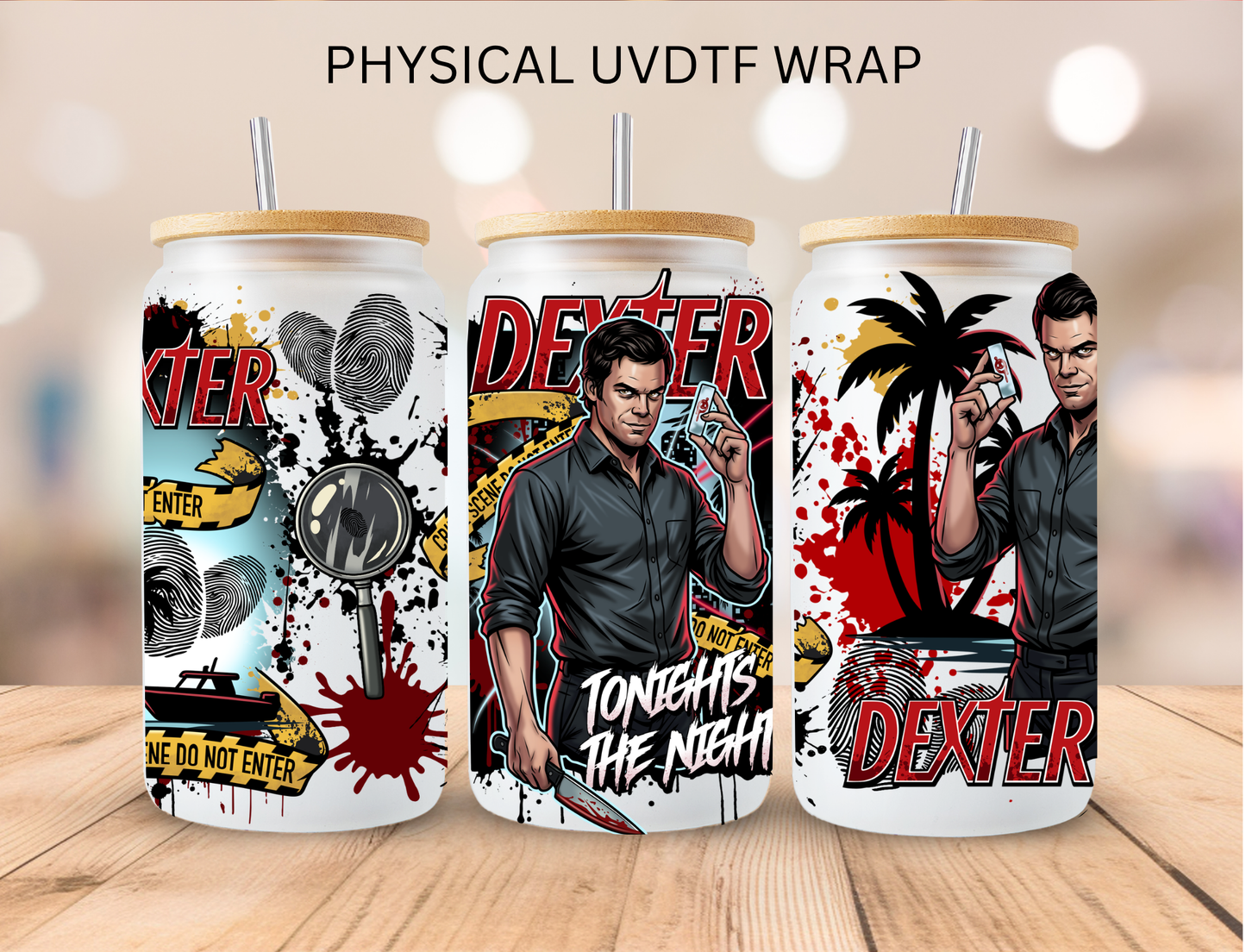 Dexter - 16 oz / 20 oz Libby UV DTF Wrap