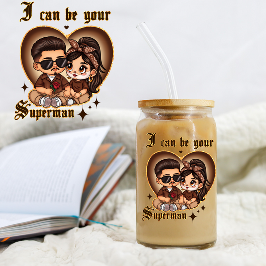 Chicano Couple I can Be Your Superman - UVDTF decals EXCLUSIVE DESIGNER