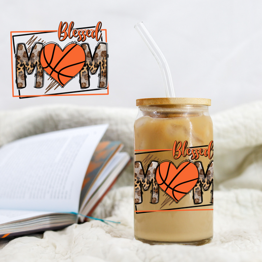 Basketball Blessed Mom - UVDTF decals