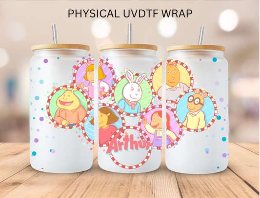 Arthur Animals - 16 oz / 20 oz Libby UV DTF