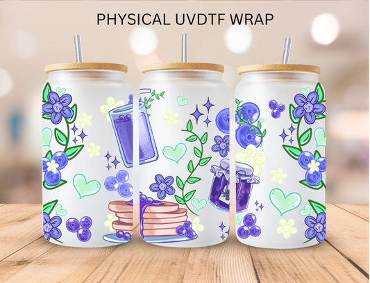 Blueberry Juice And Jam - 16 oz / 20 oz Libby UV DTF