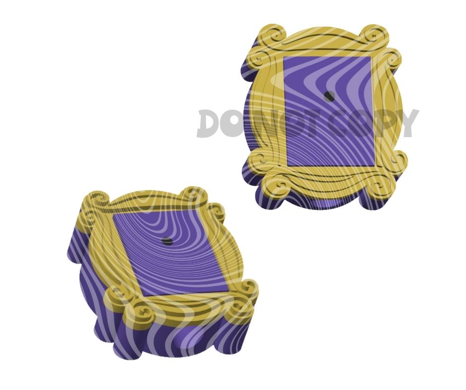 Friend Frame - 3D Printed Straw Topper