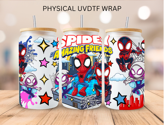 Amazing Friends - 16 oz / 20 oz Libby UV DTF Wrap