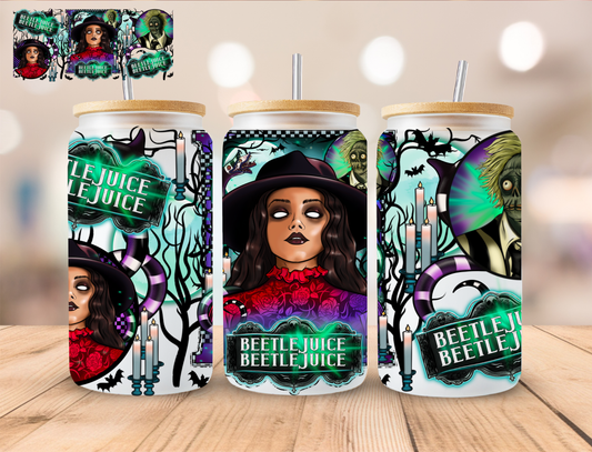 Halloween Beetle - 16 oz / 20 oz Libby UV DTF Wrap