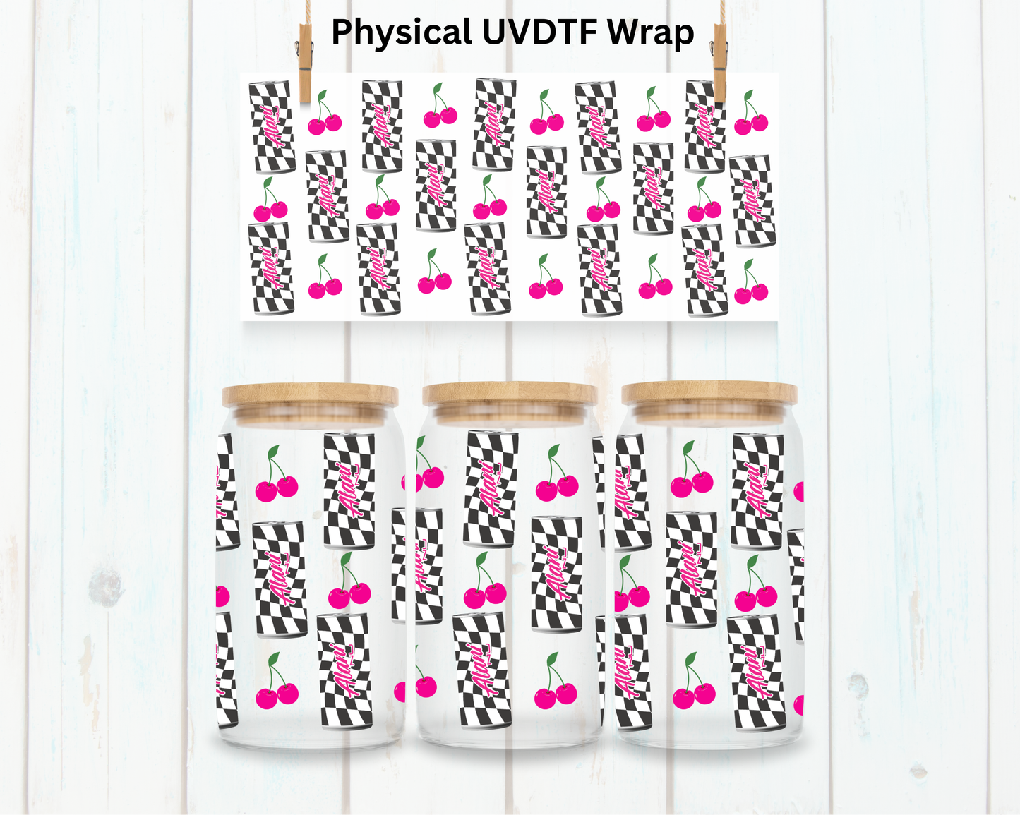 Cherry Alani Dr P Soda - 16 oz / 20 oz Libby UV DTF